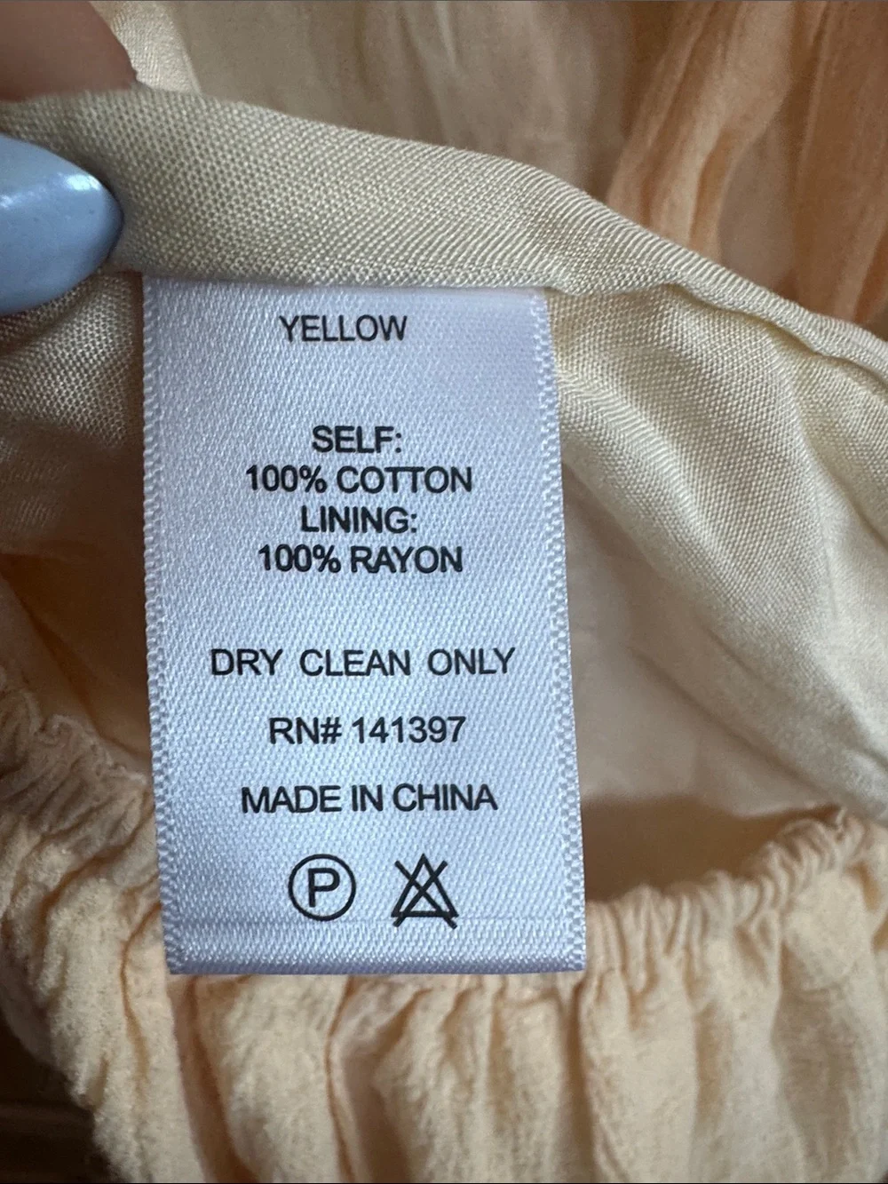 Astr puff-sleeve square-neck peplum top in pale yellow